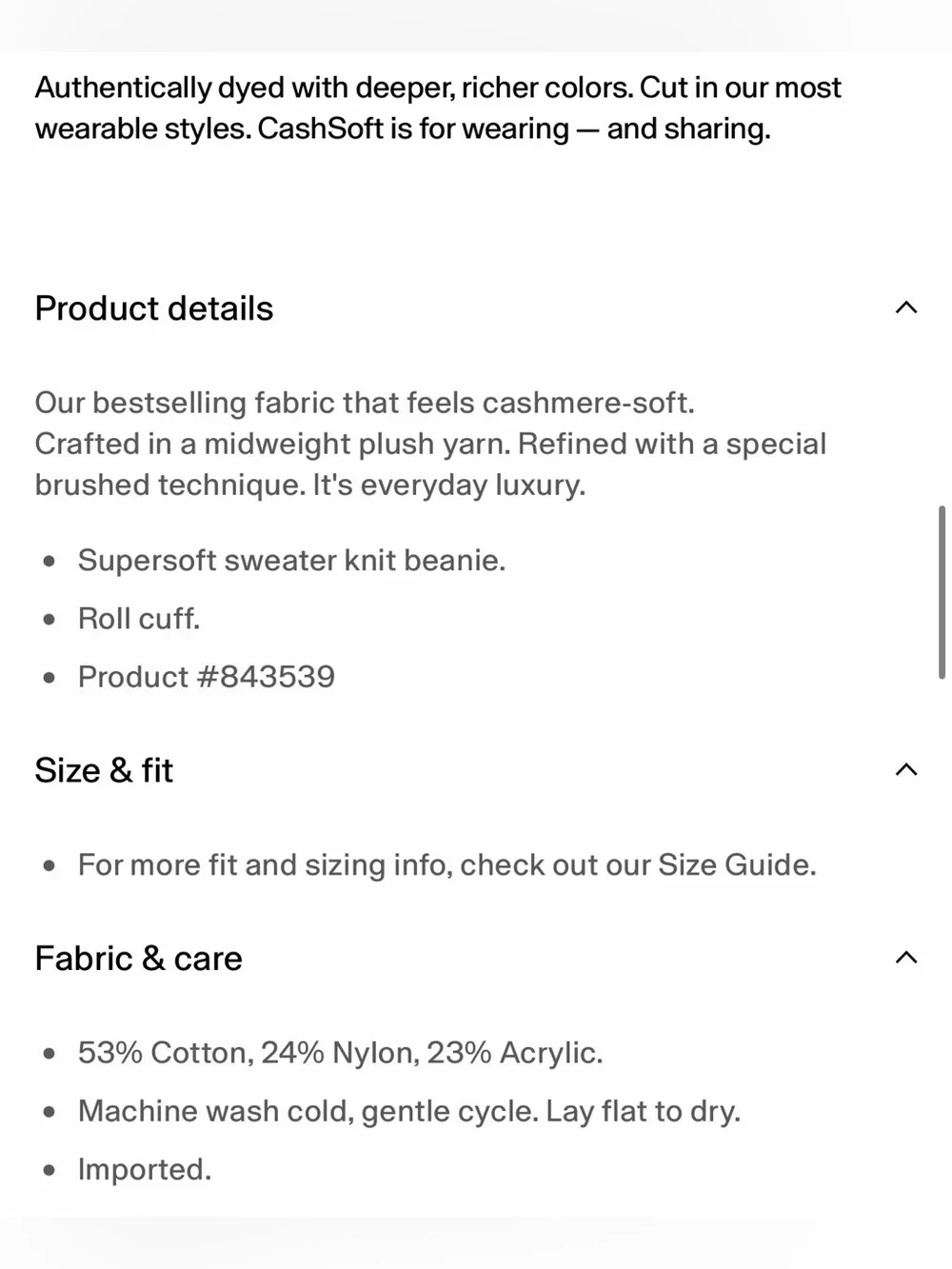 GAP soft cashsoft